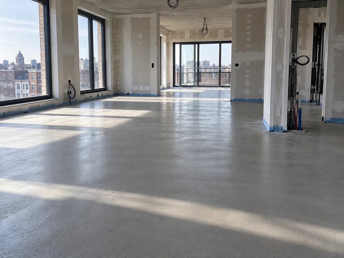 Surface finie, sol prêt — immeuble de 6 appartements à Bruxelles